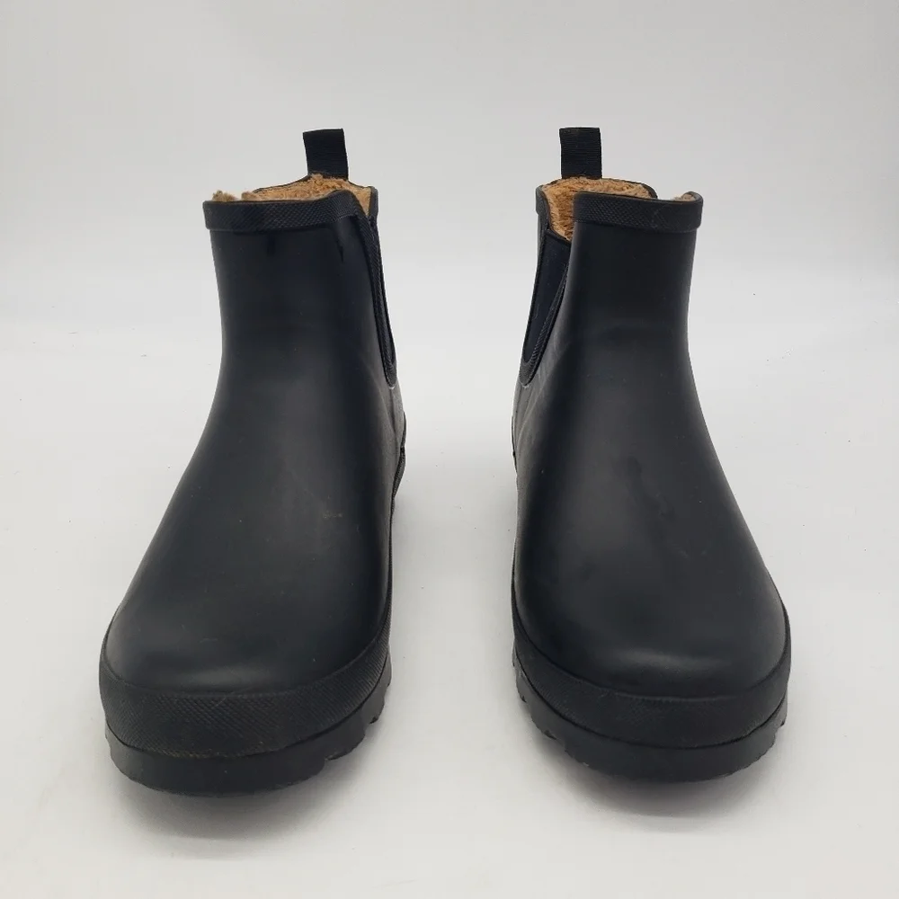 Chooka Shoes Women's 9 Waterproof Plush Chelsea Boots Black
